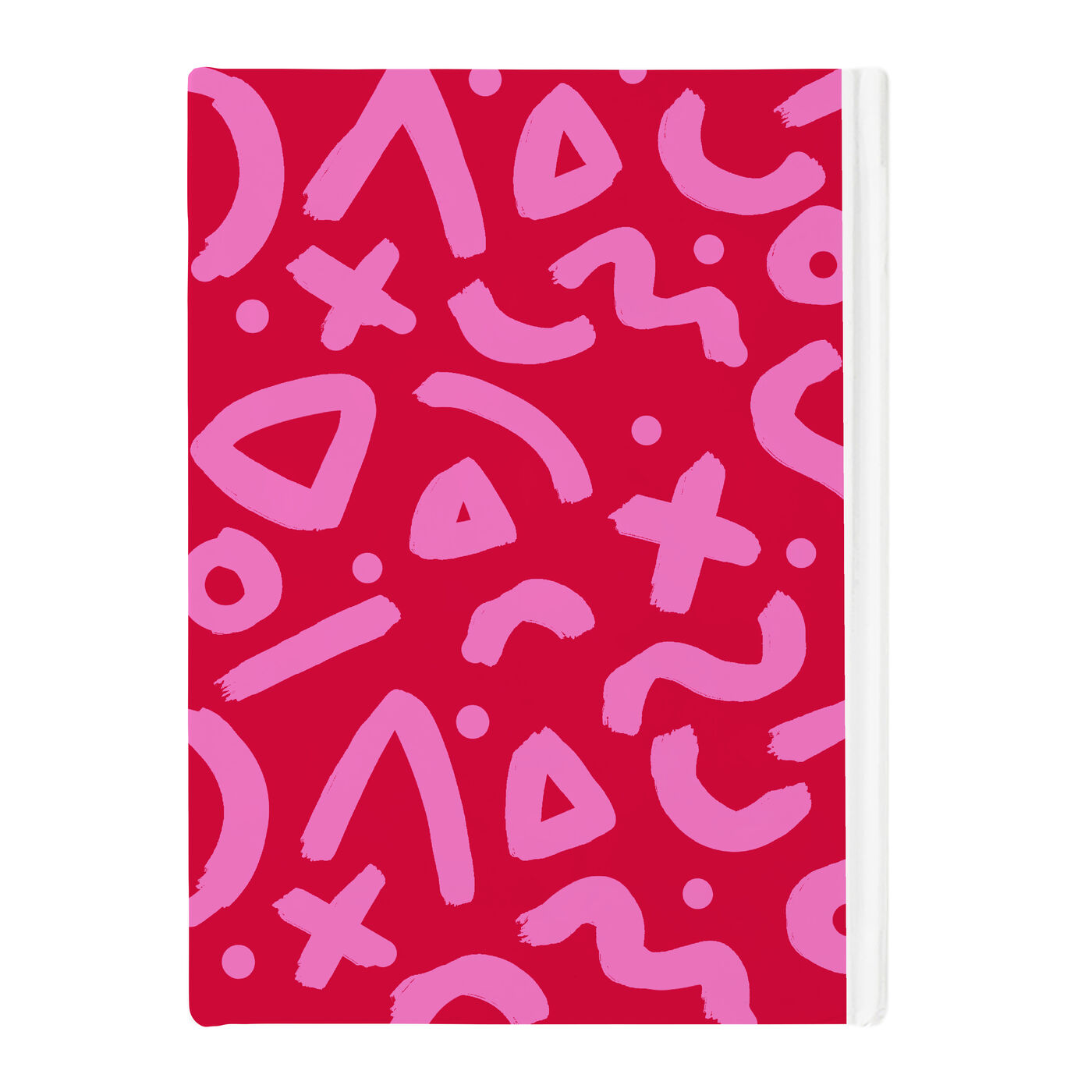 Buy Personalised Diary - Red with Pink Brush Marks for GBP 14.99 | Card ...