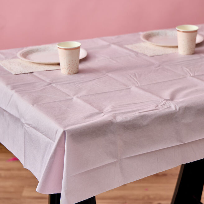 Wipe Clean Pink Table Cover