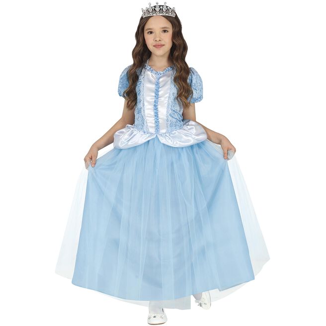 Blue Princess Children's Fancy Dress Costume 