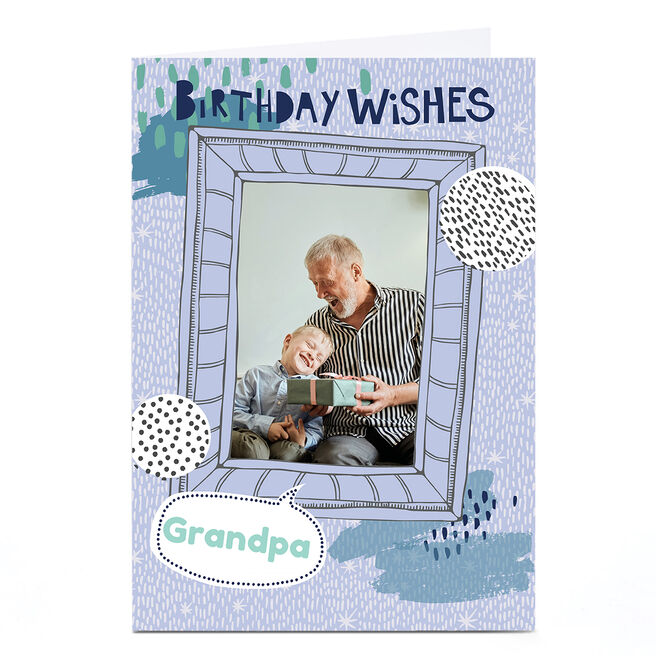 Photo Bev Hopwood Birthday Card - Grandpa Frame