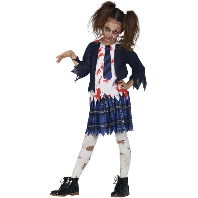 Zombie High Schooler Children's Fancy Dress Costume 