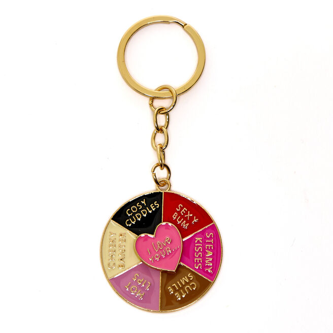Reasons Why I Love You Spinner Keyring