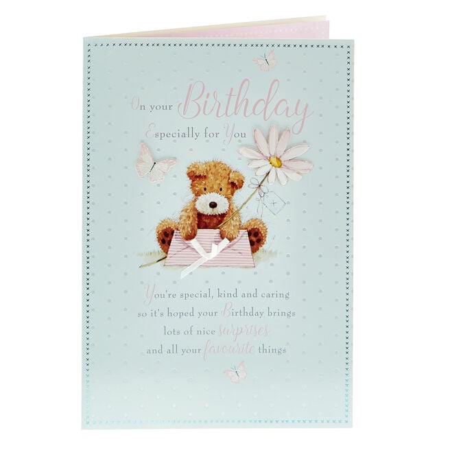 Birthday Card - For You Special, Kind & Caring