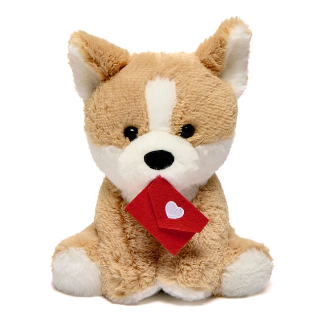 Small Corgi With Love Letter Soft Toy