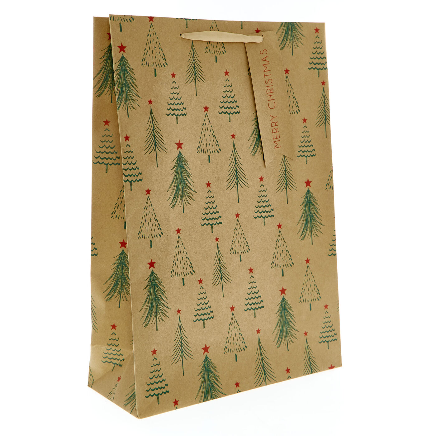 Buy ExtraLarge Recyclable Portrait Kraft Trees Christmas Gift Bag for