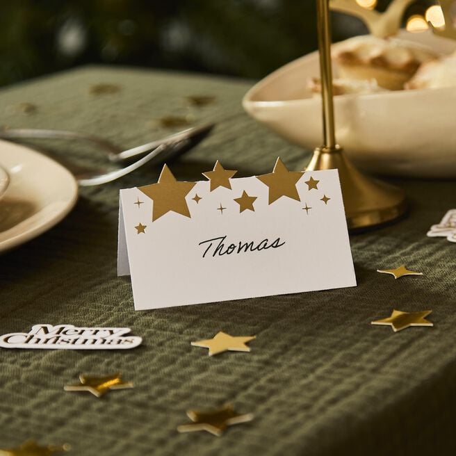 Star Place Cards - Pack of 10