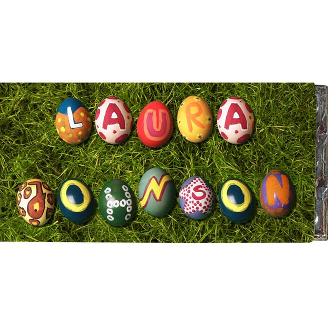 Personalised Chocolate Bar - Easter Eggs
