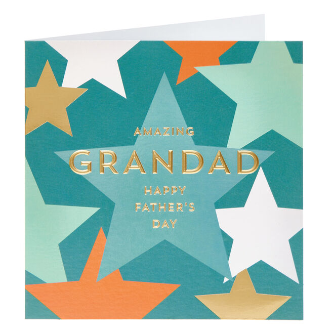 Amazing Grandad Starry Father's Day Card