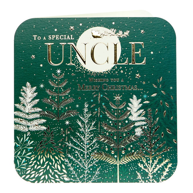 Christmas Card - Special Uncle Alpine 