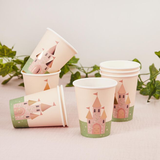 Castle Paper Cups - Pack of 8
