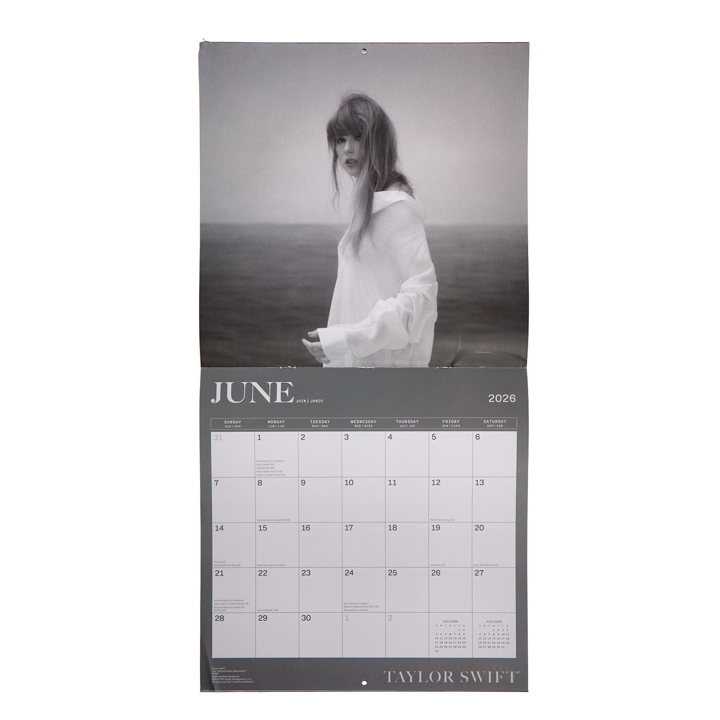 Buy Taylor Swift 2026 16-Month Square Wall Calendar for GBP 4.99 | Card ...