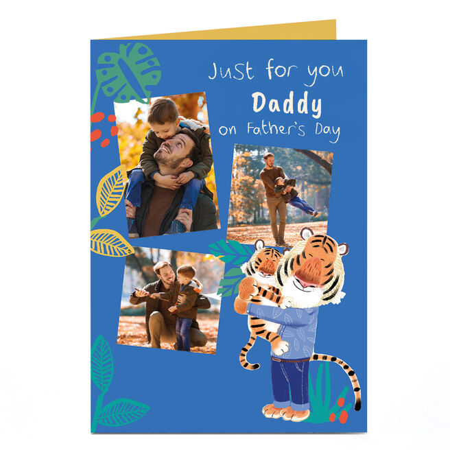 Photo Father's Day Card - Big Tiger Little Tiger, 3 Photos