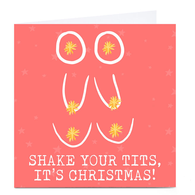 Personalised Phoebe Munger Christmas Card - Shake Your...