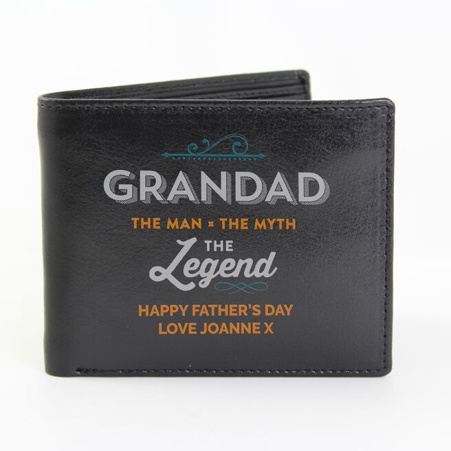 Personalised Wallet - Grandad The Legend