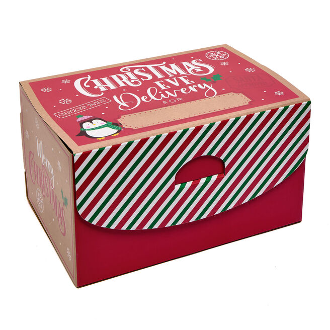 Flat Pack Christmas Eve Gift Box