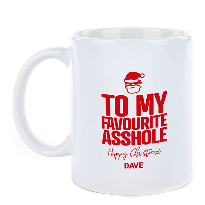 Personalised Punk Christmas Mug - To my Favourite
