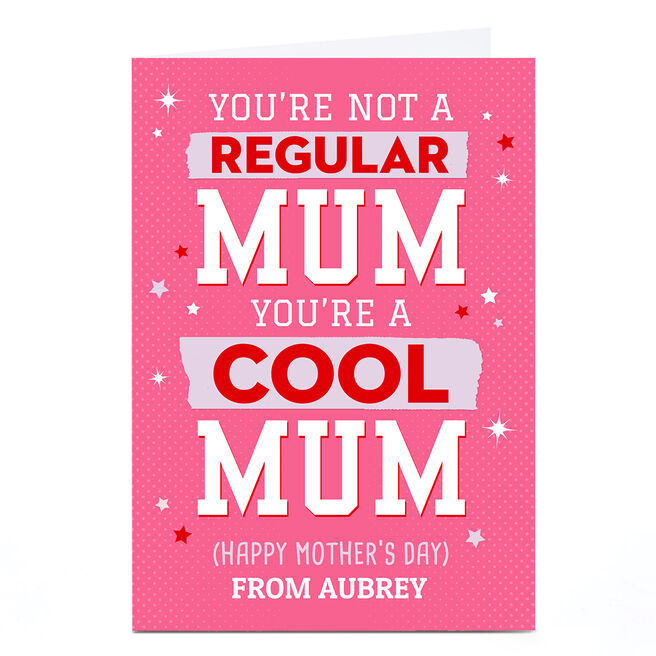 Personalised Mean Girls Mother's Day Card - Cool Mum