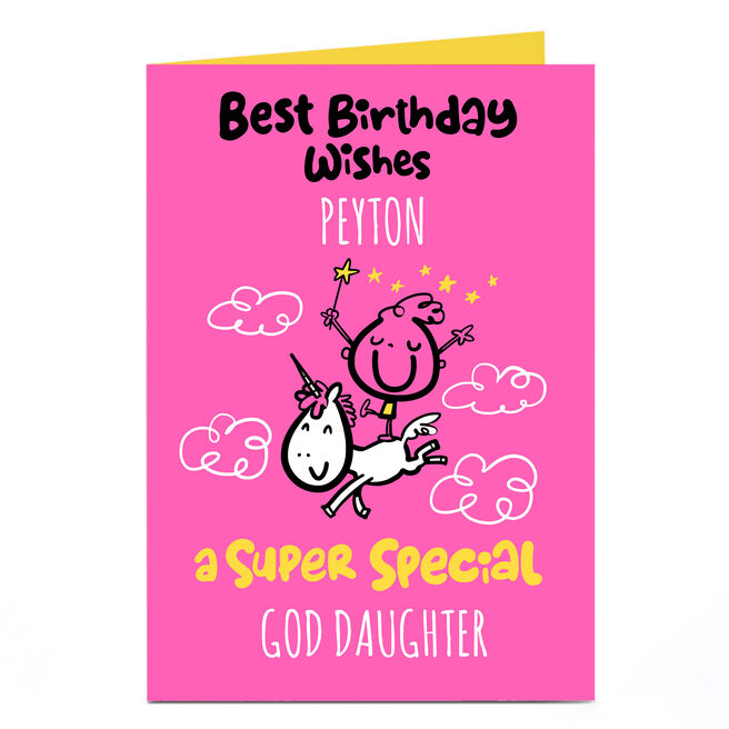 Personalised Fruitloops Birthday Card - Super Special, Unicorn