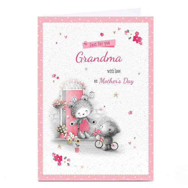 Personalised Mother's Day Card - Flower Delivery, Grandma