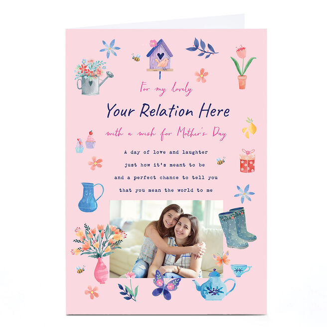 Photo Mother's Day Card - Gardening and Flowers, Any Relation