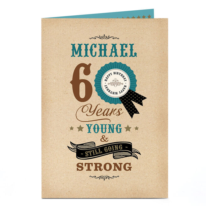 Personalised 60th Birthday Card - Still Going Strong