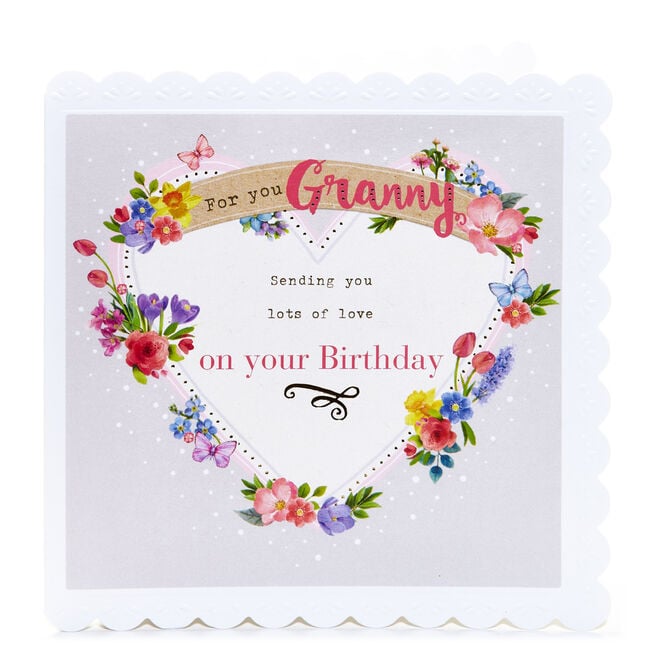 Birthday Card - For You Granny