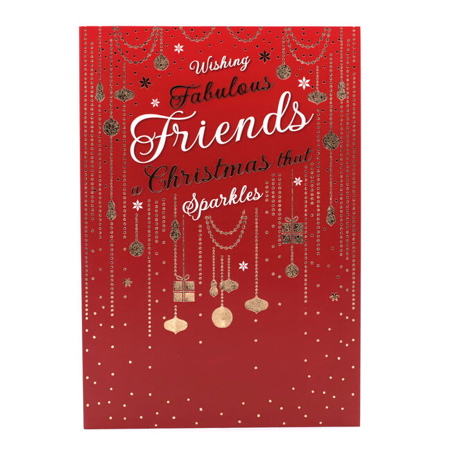 Christmas Card - Fabulous Friends, A Christmas That Sparkles