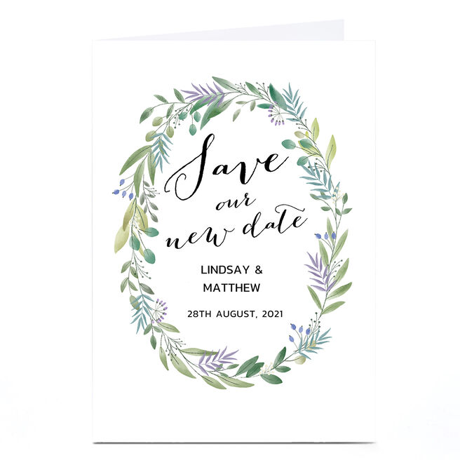 Personalised Wedding Invitation - Save Our New Date
