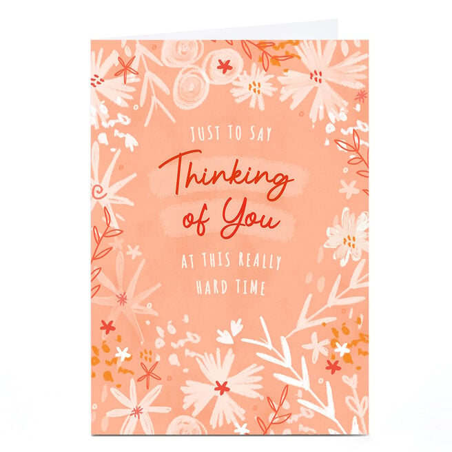 Personalised Little Mono Card - Thinking of You