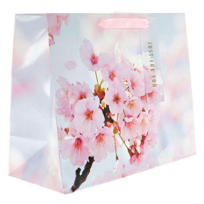 Large Landscape Cherry Blossom Gift Bag