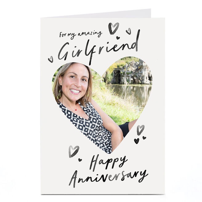 Personalised Anniversary Card - For My Amazing Girlfriend