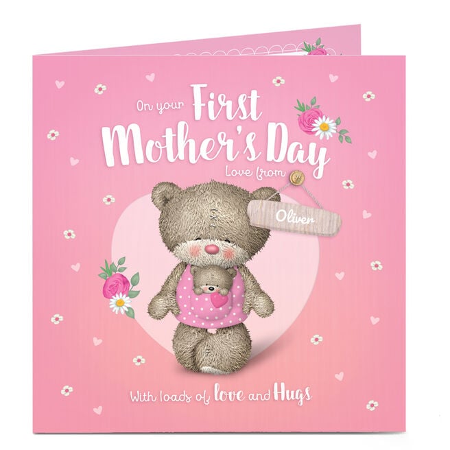 Hugs Personalised Card - First Mother's Day