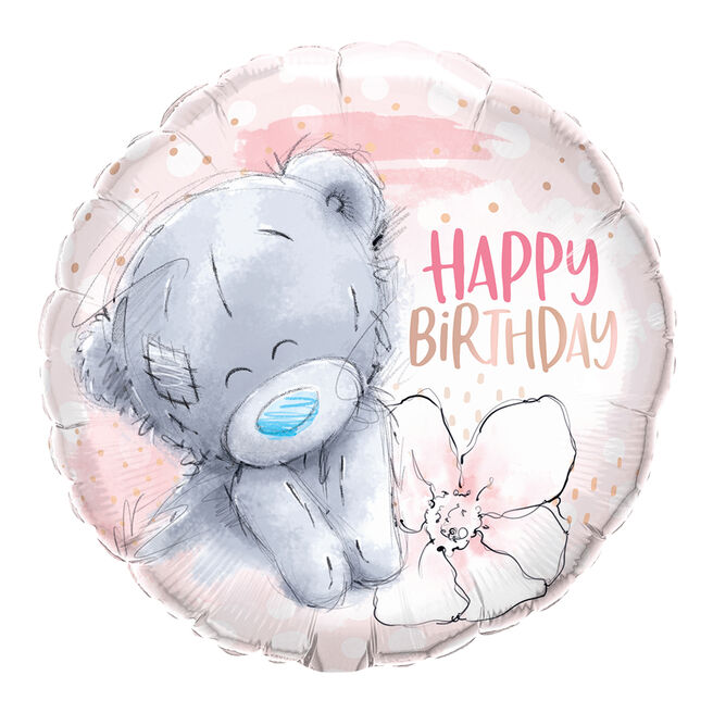 18-Inch Me To You Tatty Teddy Birthday Flower Foil Helium Balloon