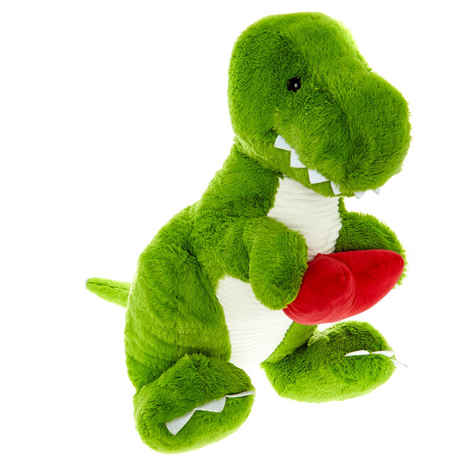 Giant Dinosaur Soft Toy With Heart