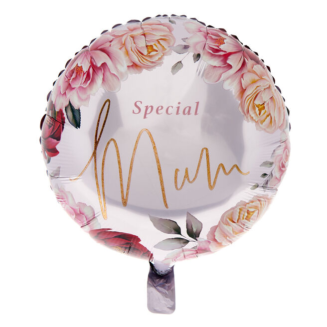 Special Mum Floral Mother's Day Day 18-Inch Foil Helium Balloon