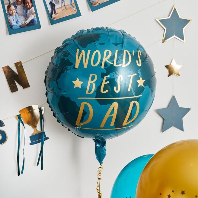 World's Best Dad 22-Inch Foil Balloon 