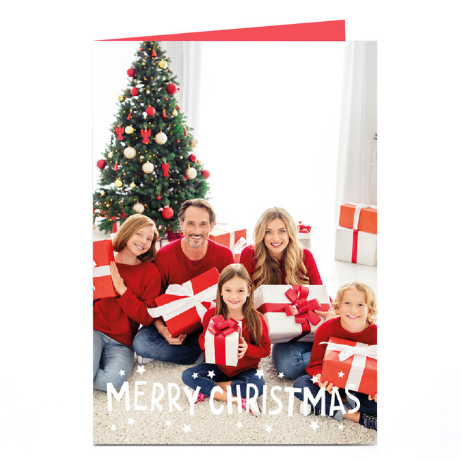 Photo Christmas Card - Full Photo Merry Christmas