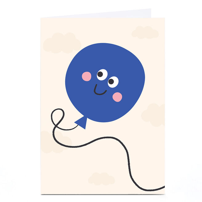 Personalised Birthday Card - Happy Balloon