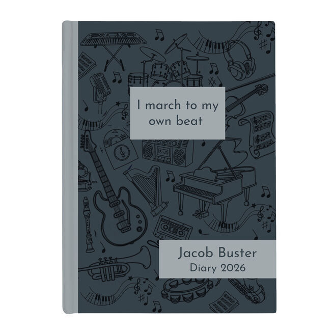 Personalised Diary - Music Diary