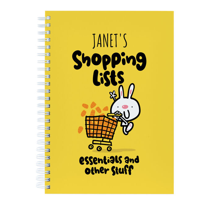 Personalised Fruitloops Notebook - Shopping Lists