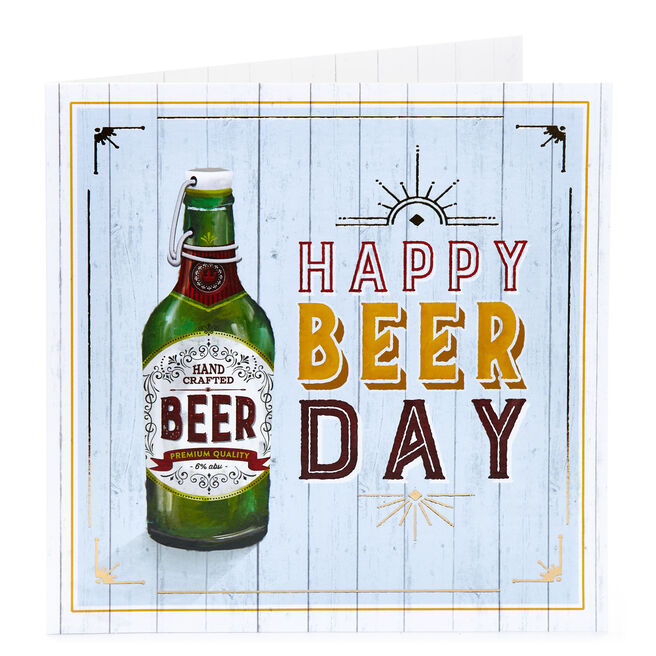 Birthday Card - Happy Beer Day