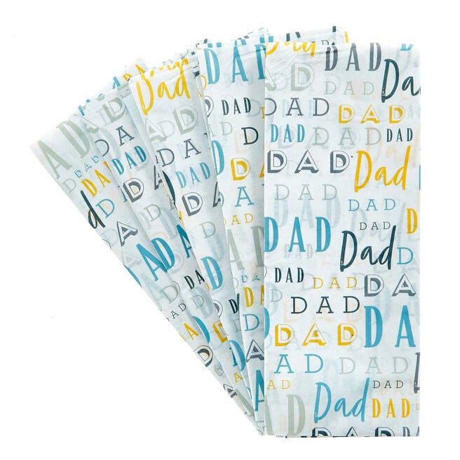 Star Dad Printed Tissue Paper - 7 Sheets 