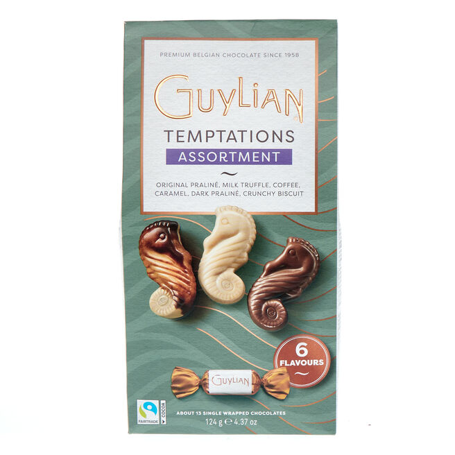 Guylian Twist Wrapped Mixed Flavour Seahorses 124g