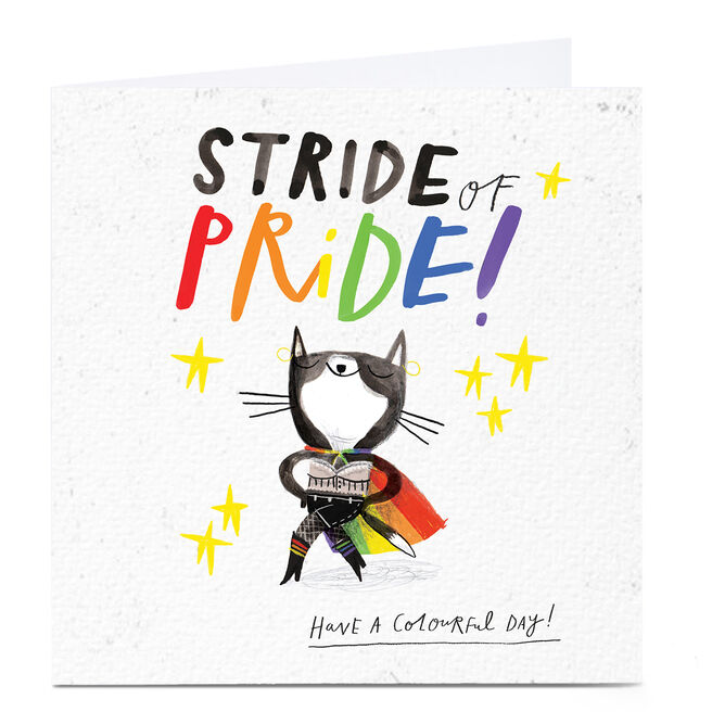Personalised Jordan Wray Pride Card - Stride Of Pride