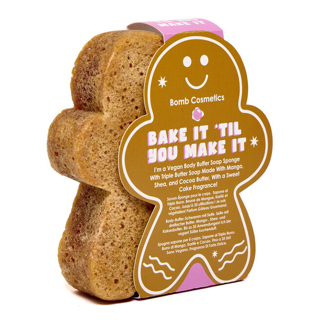 Bomb Cosmetics Bake It 'Til You Make It Body Buffer Soap Sponge