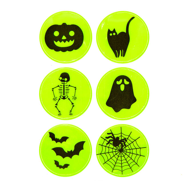 Halloween Reflective Stickers - Pack of 6