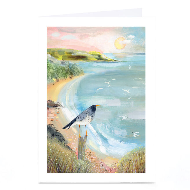 Personalised Birthday Card - Seaside Scene