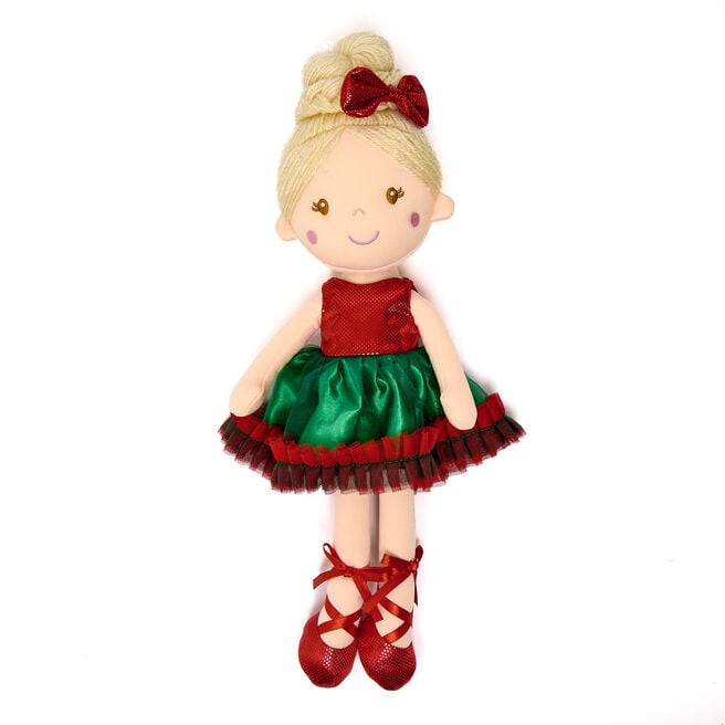 Holly Christmas Fairy Doll Soft Toy