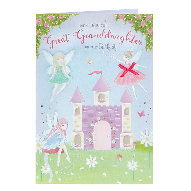 Birthday Card For A Magical Great Granddaughter