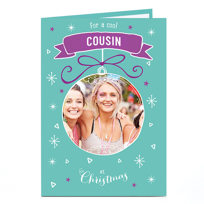 Photo Christmas Card - For a cool relative